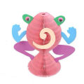 Mixed Colors Foldable Paper Hat with Butterfly Shape